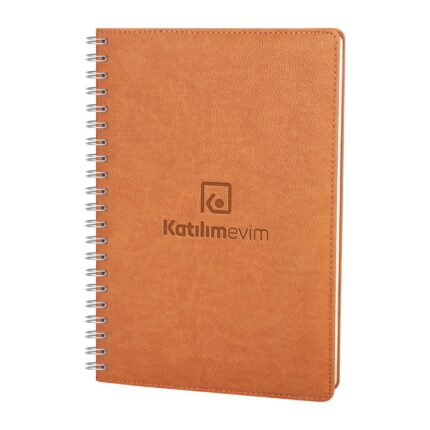 SUBAYEVLERİ KAHVERENGİ SPİRALLİ TARİHLİ HAFTALIK AJANDA (20x28 CM) - media-libraryelrk68v0g98a9Jjv0rq