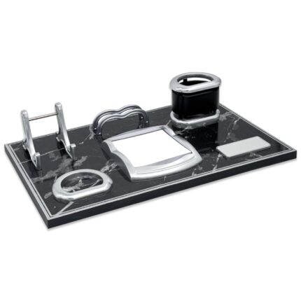 ASİL SİYAH-GÜMÜŞ MERMER DESENLİ MASA SETİ - media-library1k2qgu81n0gnbrdDKau