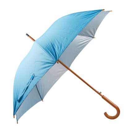 MANGOSTAN TURKUAZ AHŞAP SAPLI ŞEMSİYE - media-librarypt43egl12vlt71QgW86