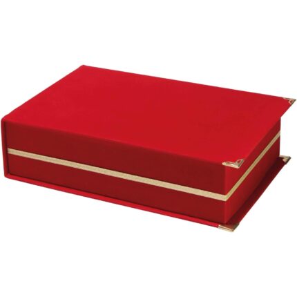 KAŞMİR KIRMIZI KADİFE PLAKET KUTUSU (14X24 CM) - media-libraryid6852hkuc5g3EX5tTt