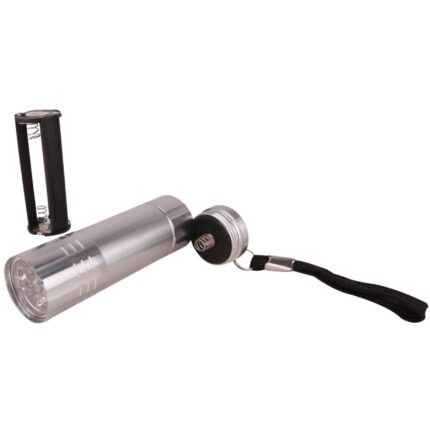 KANARYA GÜMÜŞ 9 LED EL FENERİ - media-librarycaod02jukm156VYFlgX