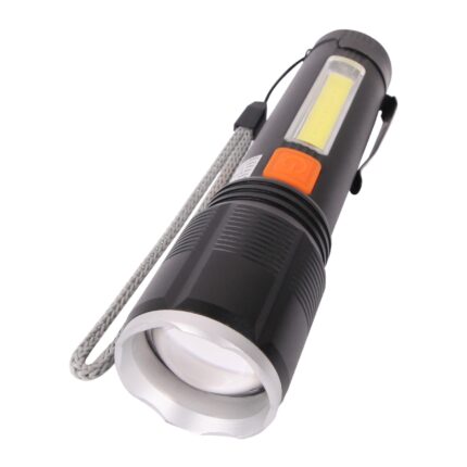 ARSUZ SİYAH 4 MODLU ŞARJ EDİLEBİLİR LED EL FENERİ - media-librarychtd5jhctkipcSzaw2B