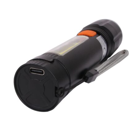 ARSUZ SİYAH 4 MODLU ŞARJ EDİLEBİLİR LED EL FENERİ - media-libraryal6hdo4b9s5u9IsyvT6