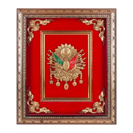 SALTANAT KIRMIZI OSMANLI ARMASI KABARTMALI TABLO - media-libraryhnhbmr1c6qa1caXSft4