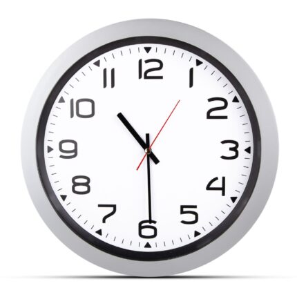 HERA GÜMÜŞ PLASTİK KASA DUVAR SAATİ (350MM) - media-libraryvh01543lpqcn0qpBKDG