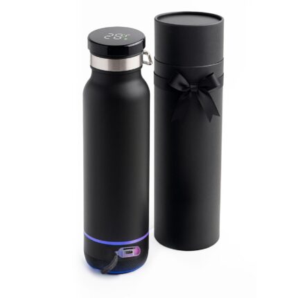 IHLARA SİYAH 650 ML DERECELİ HOPARLÖRLÜ TERMOS - media-libraryqbn5tp87e84tfATUAka