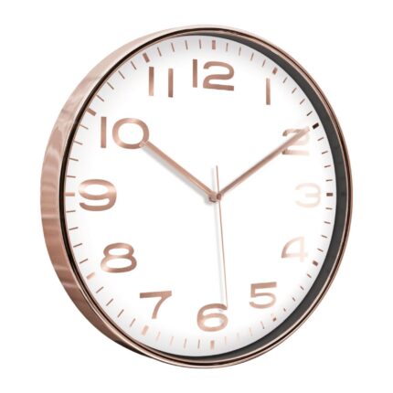HADES406 BEYAZ-BAKIR METALİZE ÇERÇEVE DUVAR SAATİ(380 MM) - media-libraryhq6uhteqthkq8g2eIlN